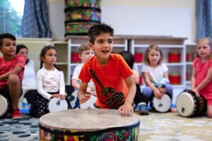 Rhythm Kids Class - Children Playing Drums